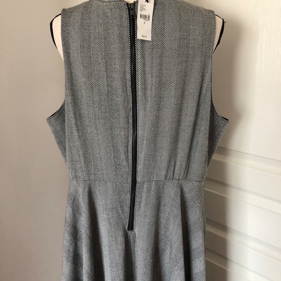 *SOLD* Lane Bryant Gray Black High Low Dress 20 - Picture 6 of 7